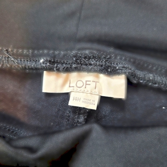 Loft Black Denim Skinny Jeans 14M Maternity - Picture 4 of 4